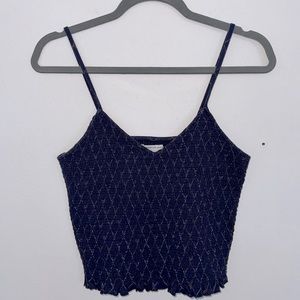 American Eagle Outfitters Navy Camisole